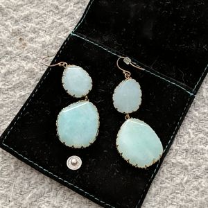 Bauble Bar drop mint earrings